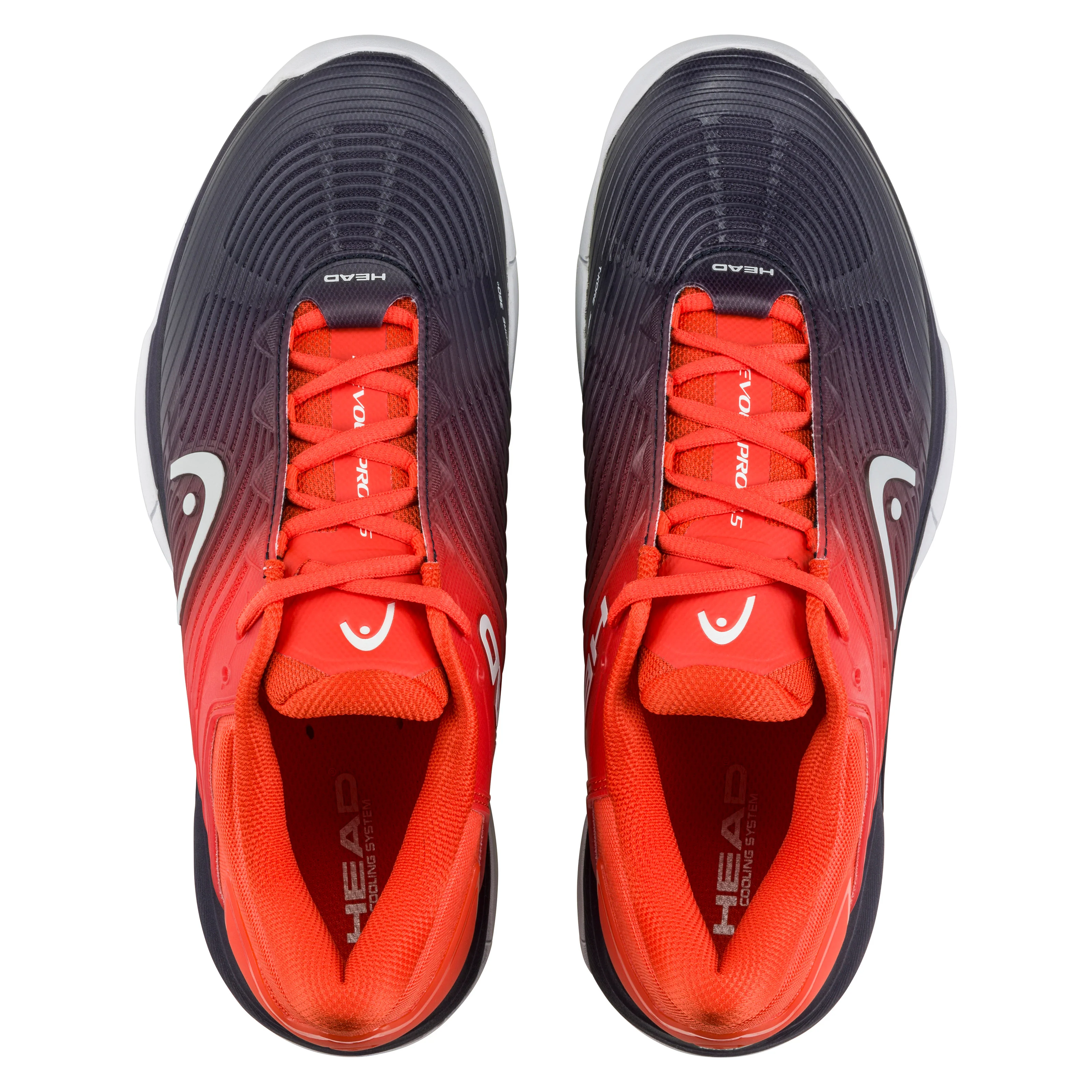 HEAD Men's Revolt Pro 4.5 Tennis Shoes Dark Blue Red - Image 4