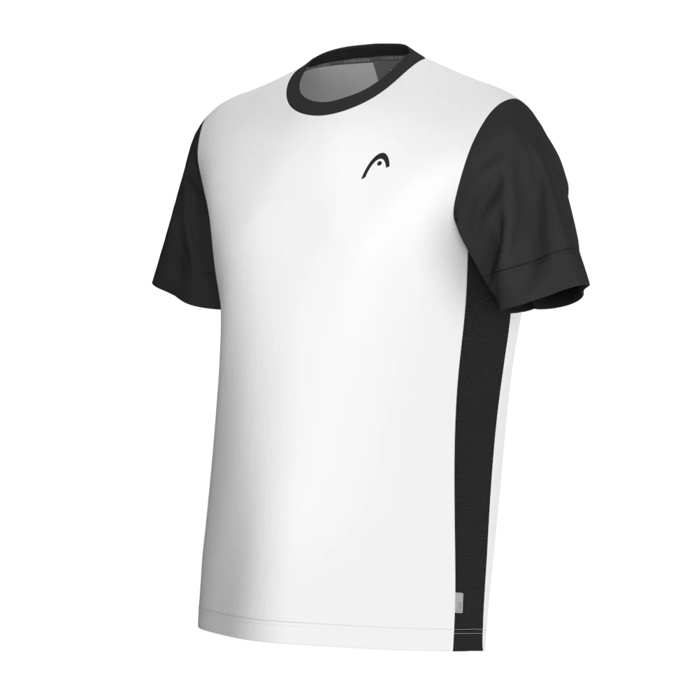 HEAD Men's Slice T-Shirt White - Image 3