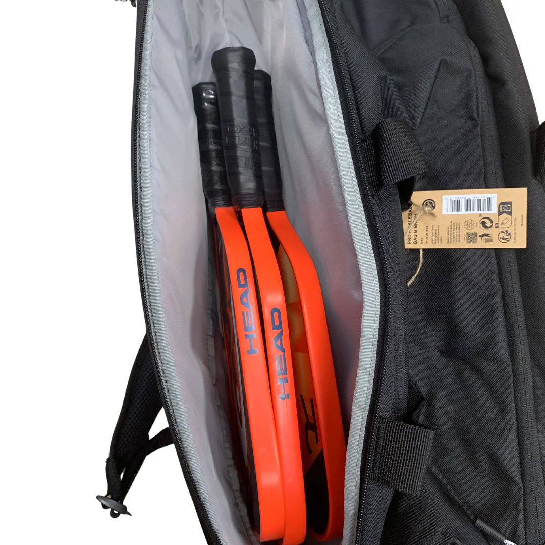 HEAD Pro Pickleball Bag M Black White - Image 5