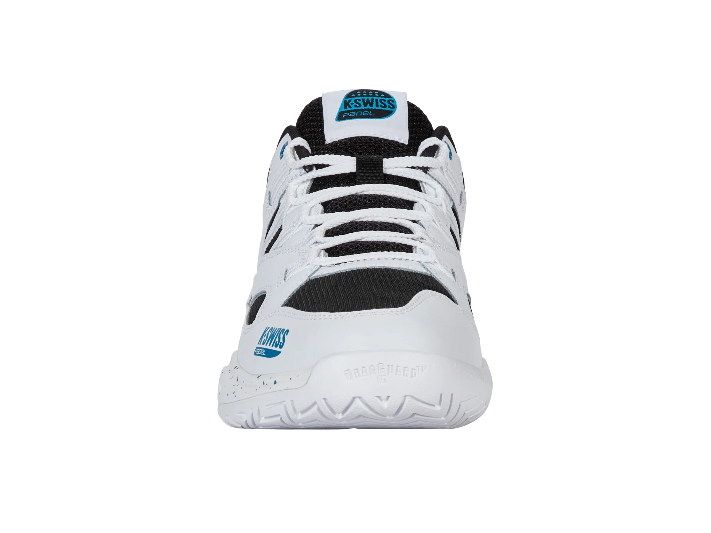K-Swiss Men's Tura Team Padel Shoes White Black Blue - Image 4