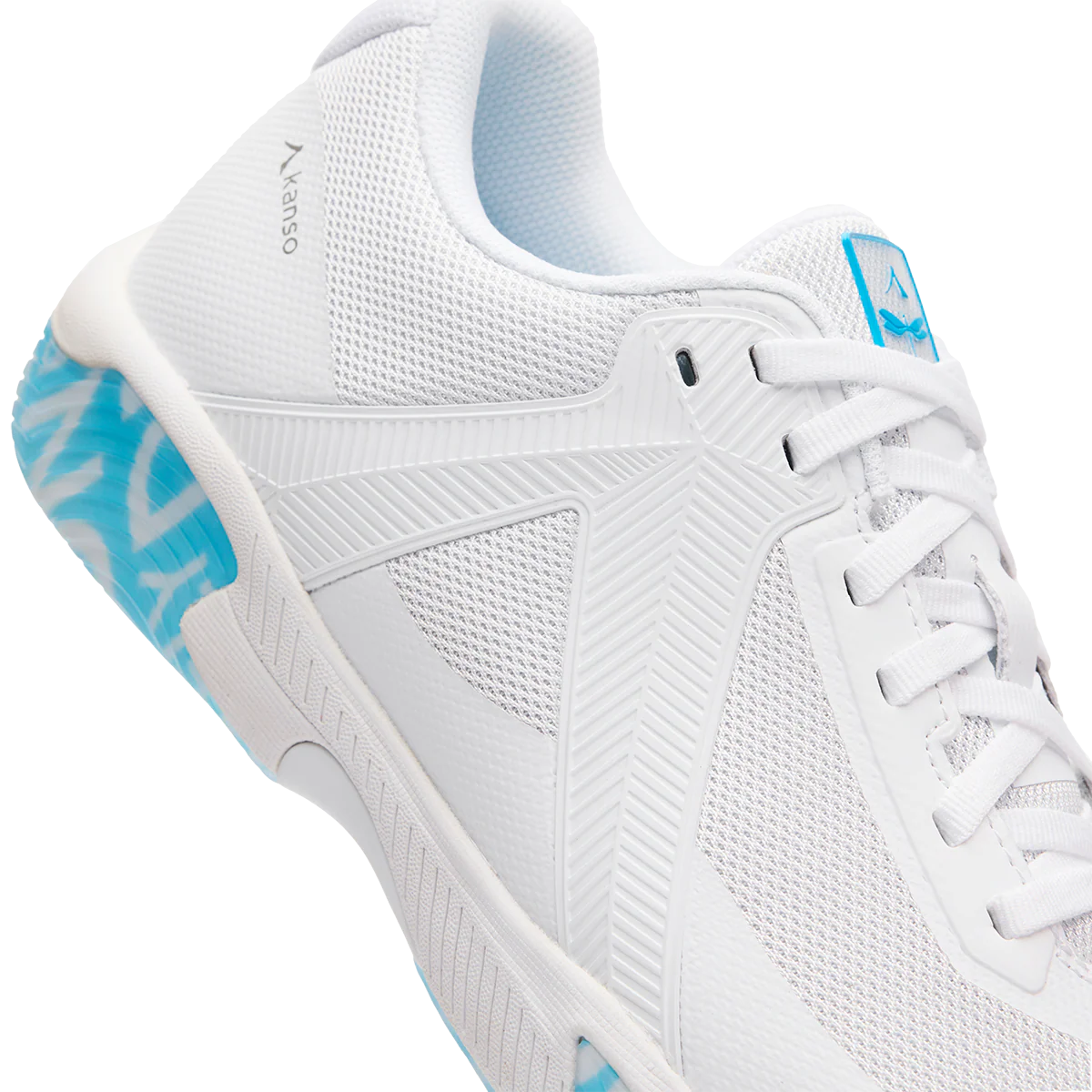 Kanso DragonFly 2 Indoor Court Shoes 2025 White/Ice Blue - Image 8