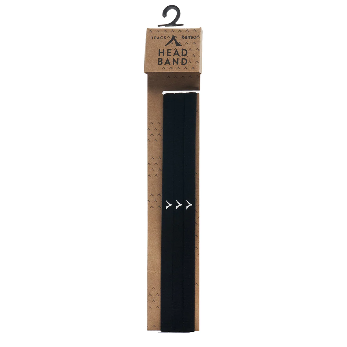 Kanso Headband 3 Pack Black - Image 3