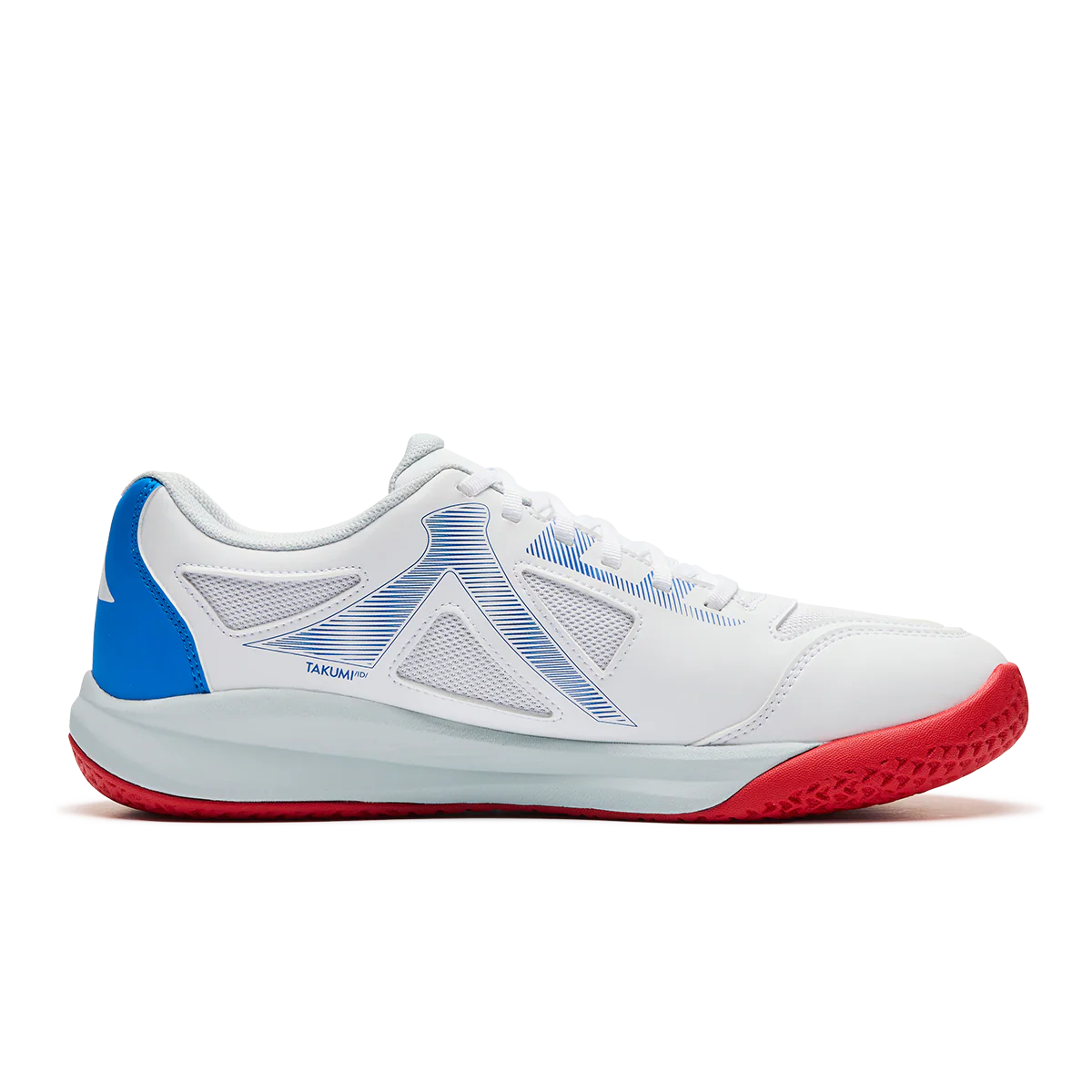 Kanso Takumi ID Indoor Court Shoes 2025 White/Blue/Red - Image 3
