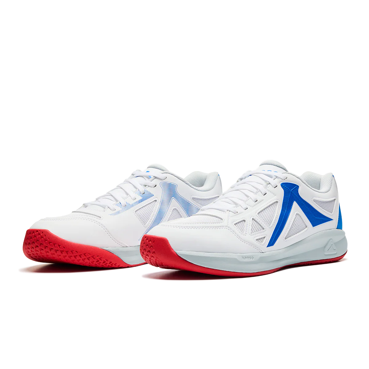 Kanso Takumi ID Indoor Court Shoes 2025 White/Blue/Red - Image 4