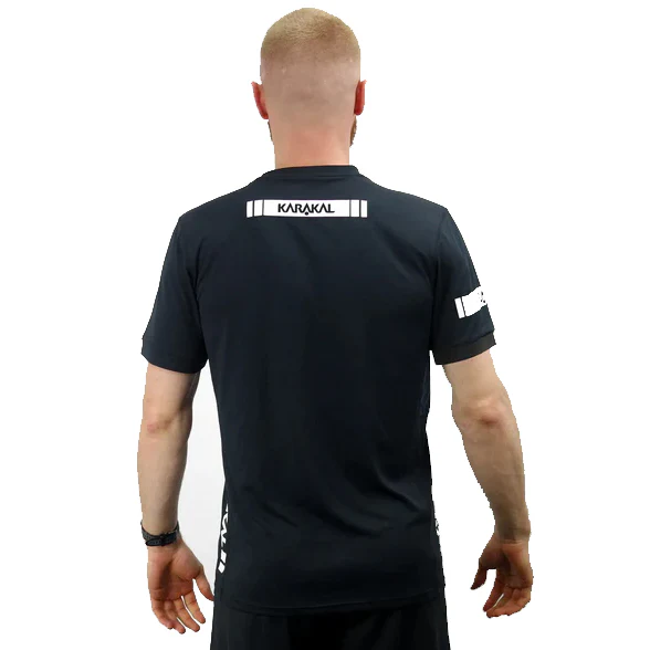 Karakal Men's Pro Tour Tee Black 25/26 - Image 3