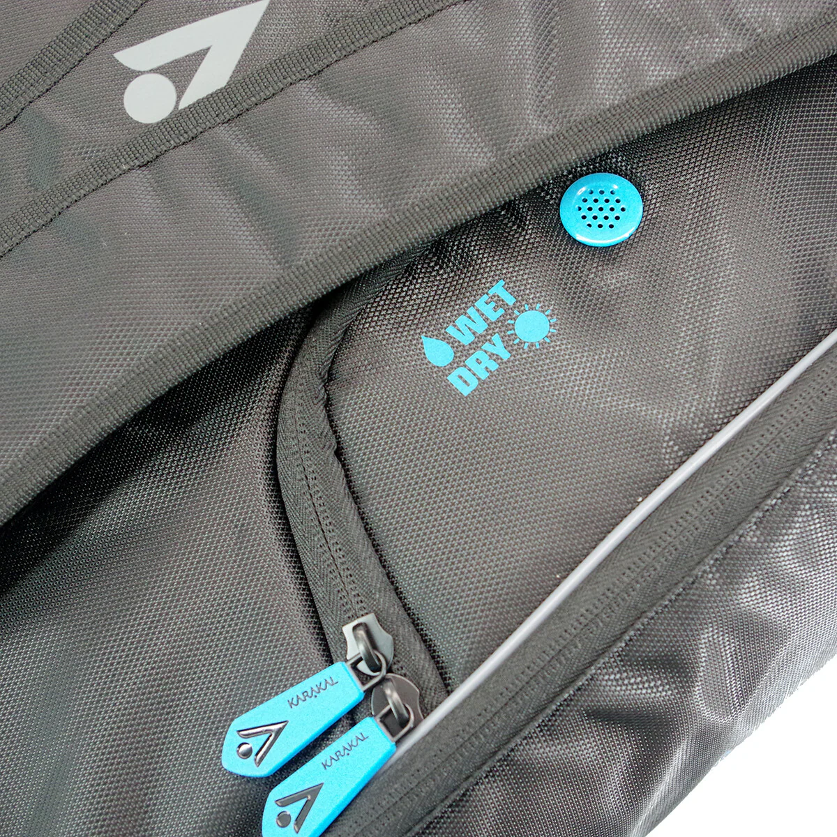 Karakal Pro Tour 2.1 Competition 9 Racket Bag Blue Trim - Image 6