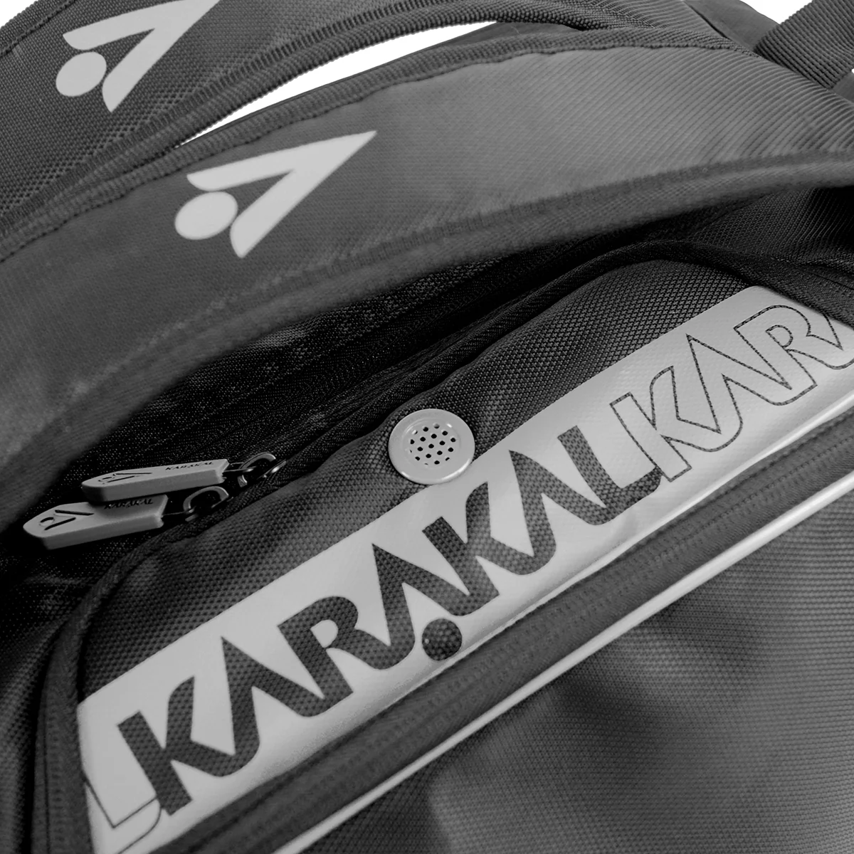 Karakal Pro Tour Fifty 2.2 Short Racket Bag Black Grey - Image 6