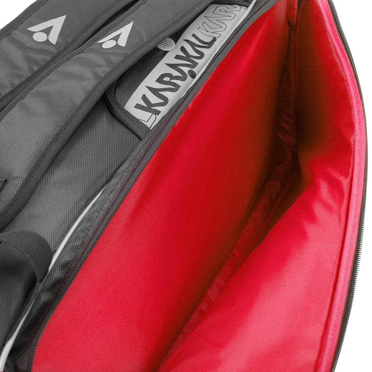 Karakal Pro Tour Fifty 2.2 Short Racket Bag Black Grey - Image 9