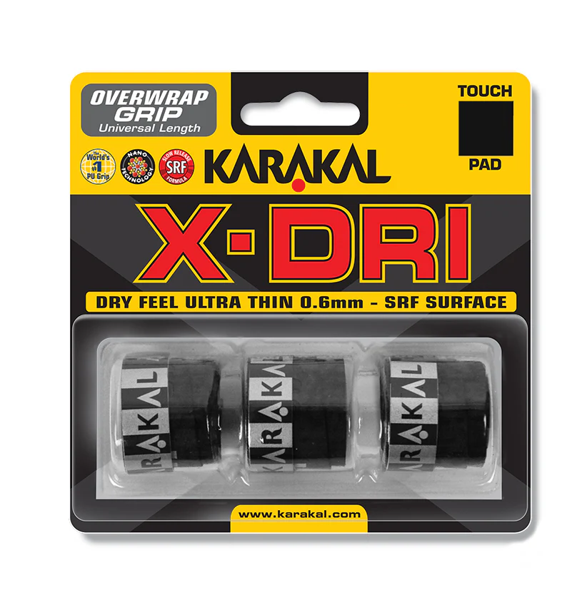 Karakal X-Dri Overwrap Grip - Pack Of 3 - Image 6