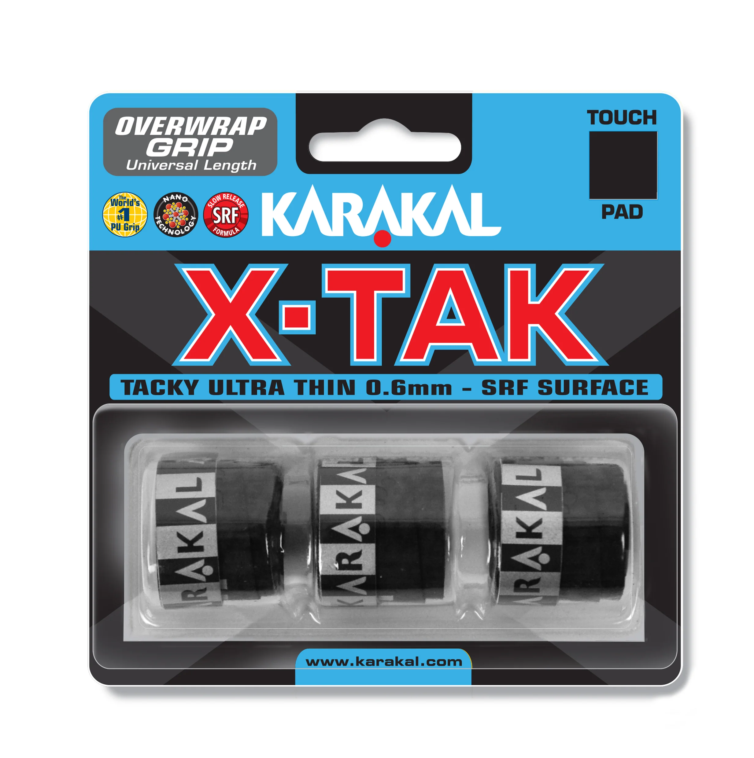 Karakal X-Tak Overwrap Grip - Pack Of 3 - Image 6