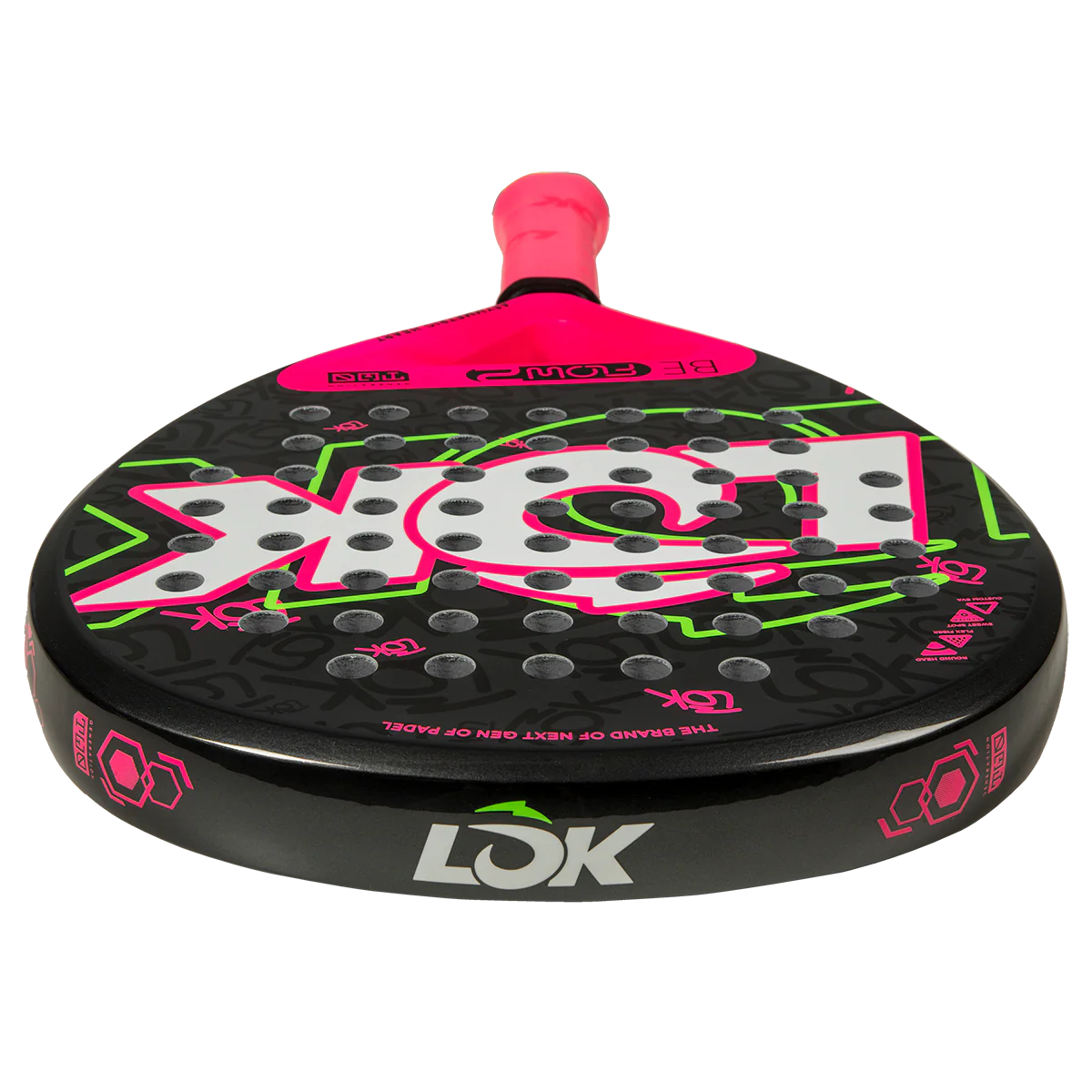 Lok Be Flow Gen 2 Padel Racket Pink - Image 7
