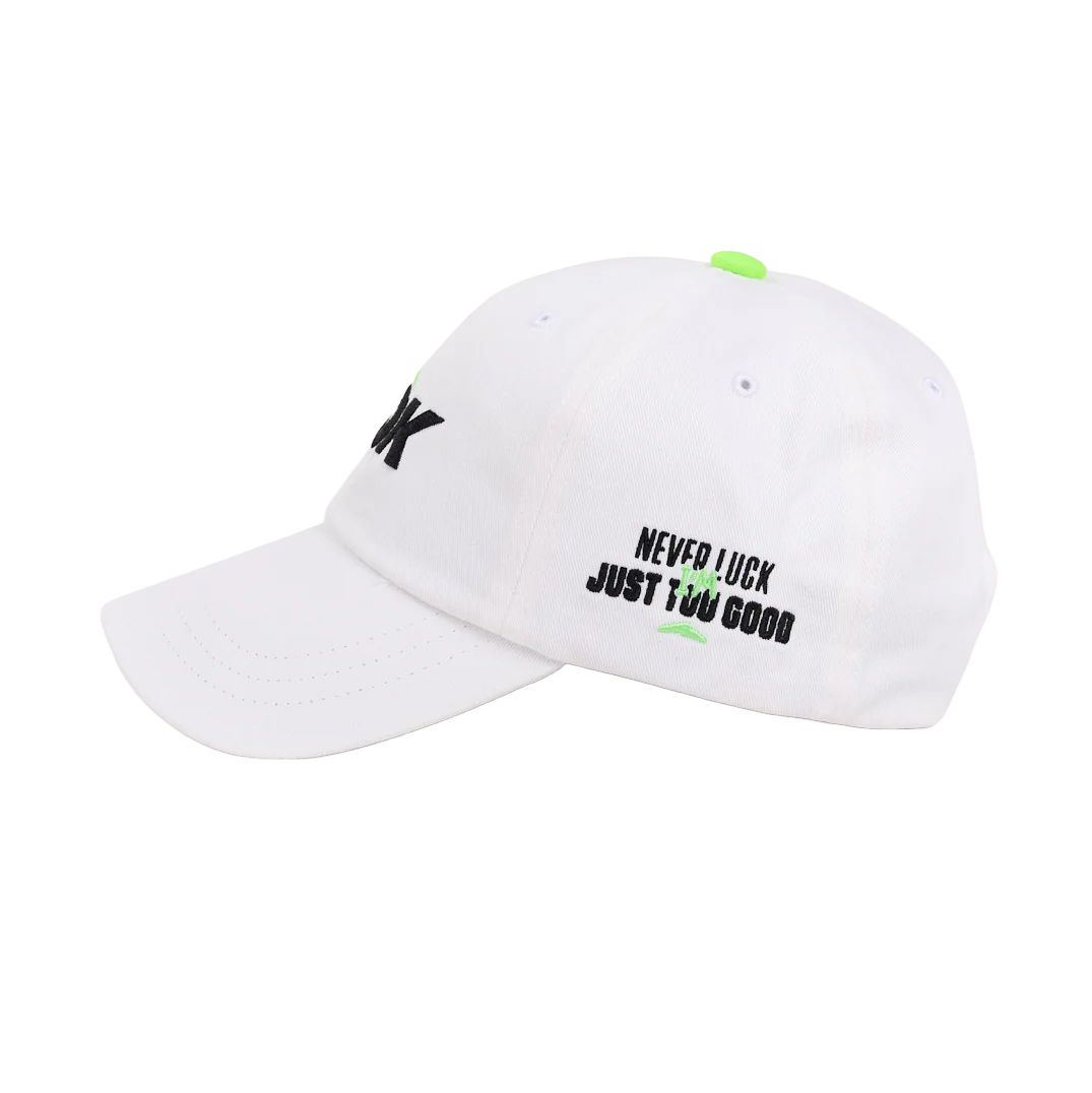 Lok Never Luck Cap - White - Image 3