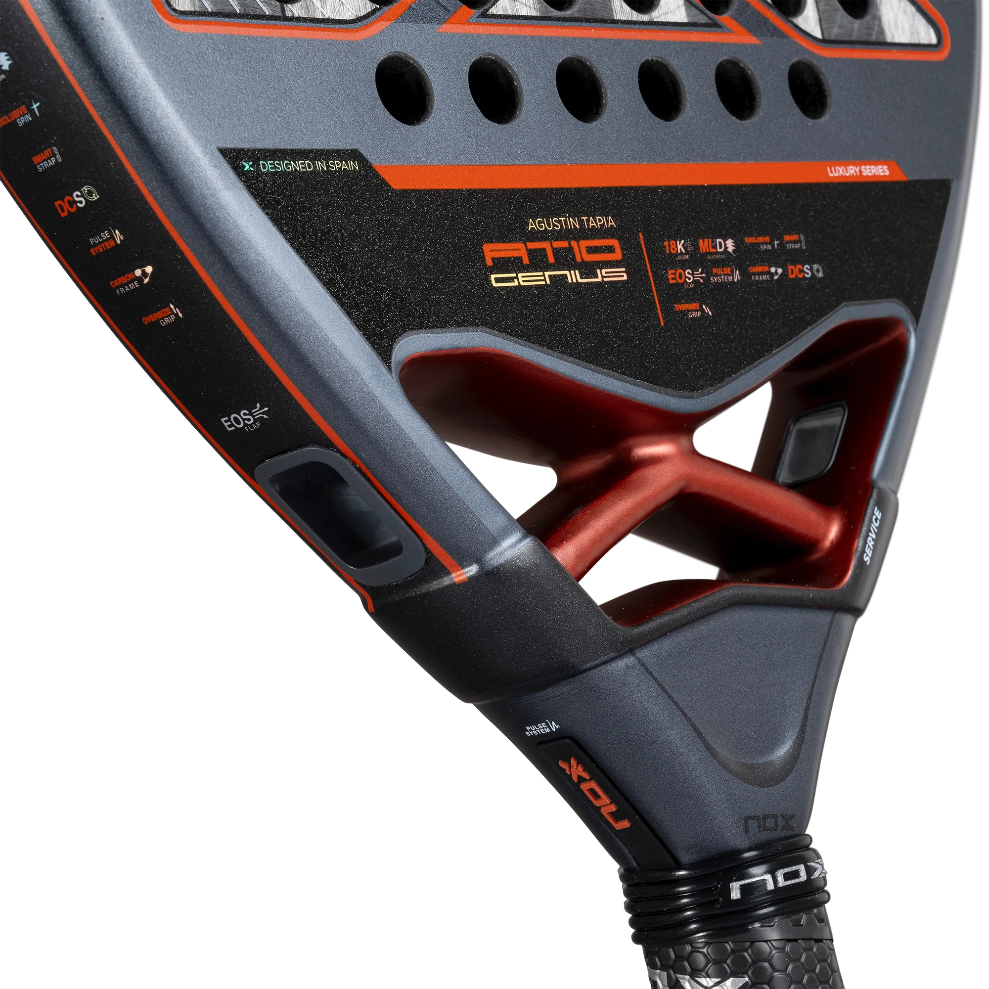 Nox AT10 Genius 18k Alum Agustin Tapia Padel Racket 2025 - Image 6