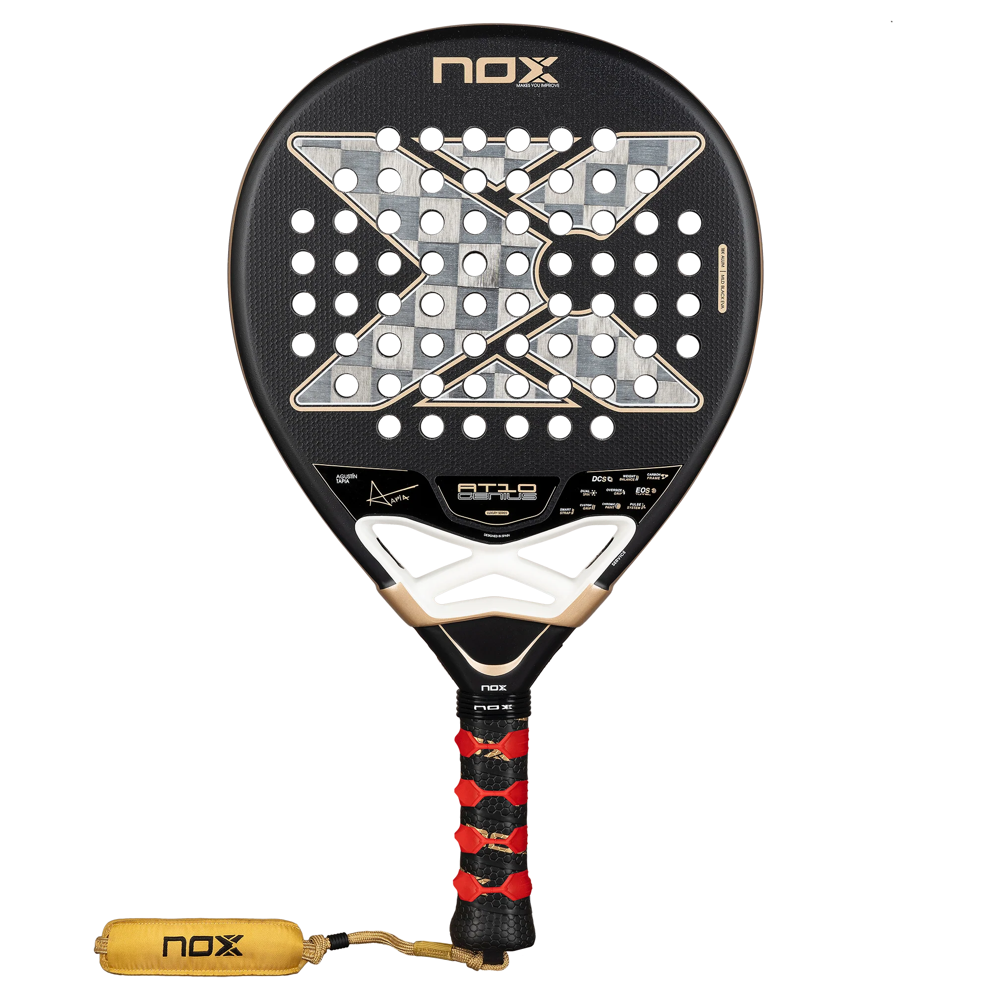Nox AT10 Genius 18K Alum Agustin Tapia Padel Racket 26