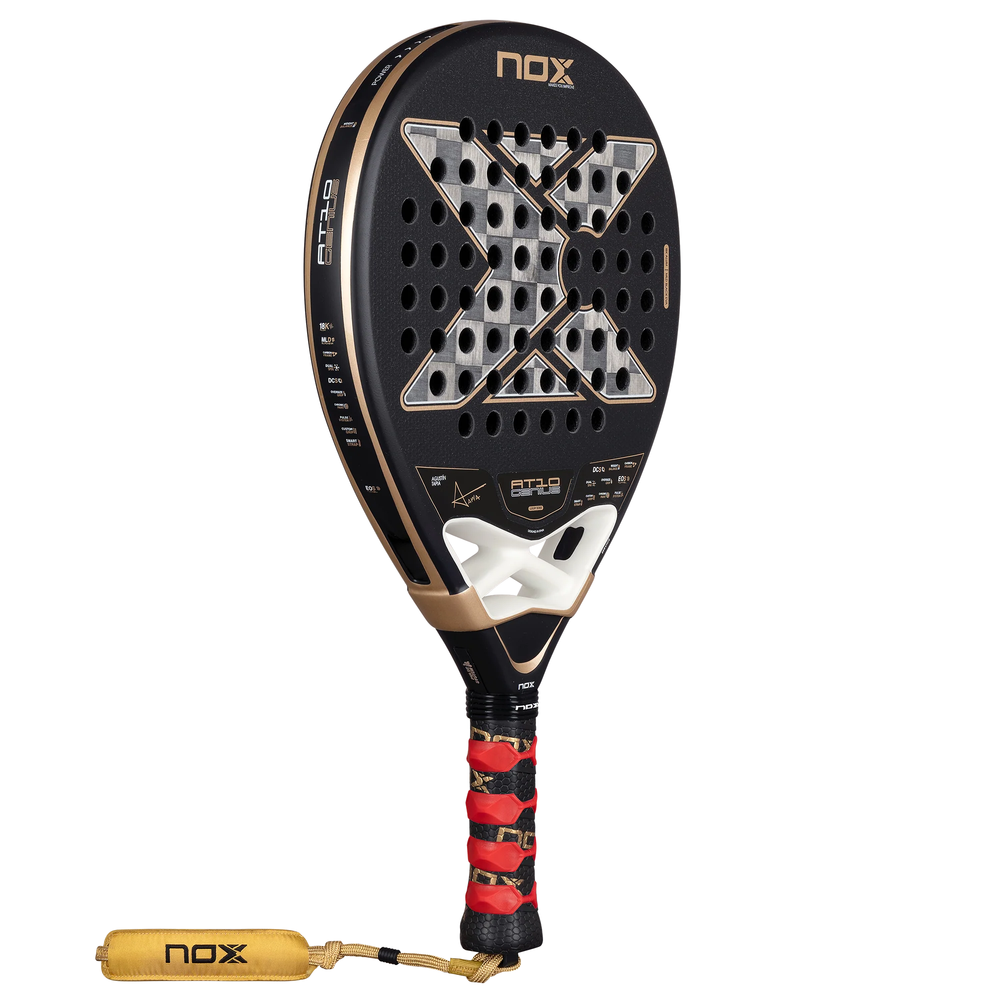 Nox AT10 Genius 18K Alum Agustin Tapia Padel Racket 26 - Image 2