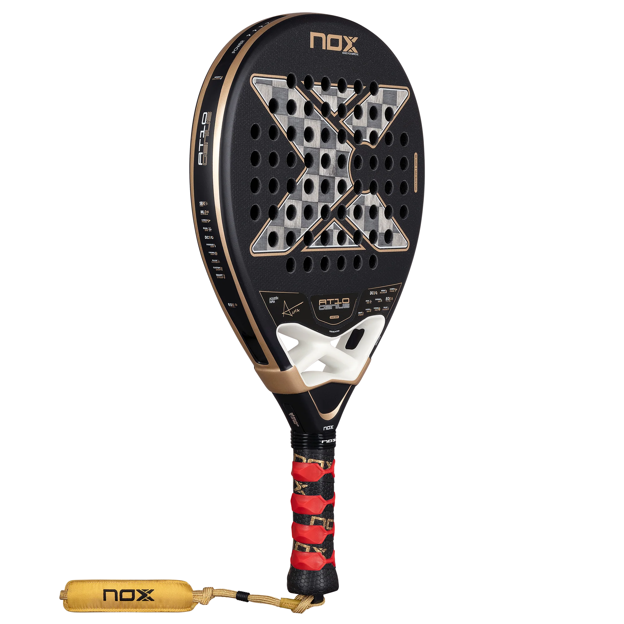 Nox AT10 Genius 18K Alum Agustin Tapia Padel Racket 26 - Image 3