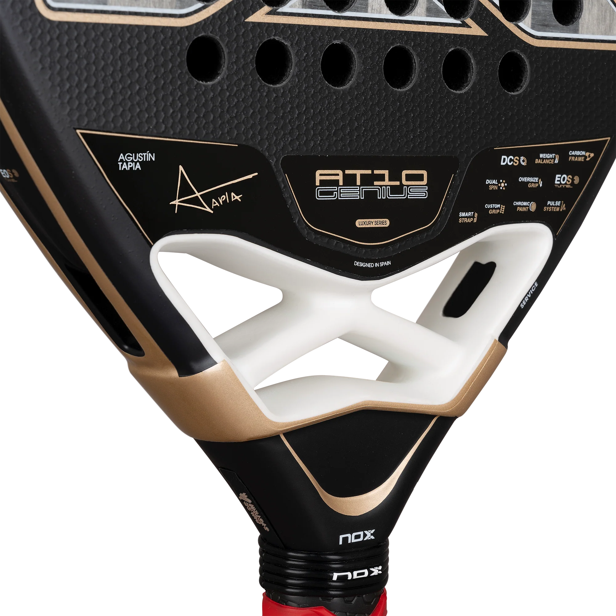 Nox AT10 Genius 18K Alum Agustin Tapia Padel Racket 26 - Image 7