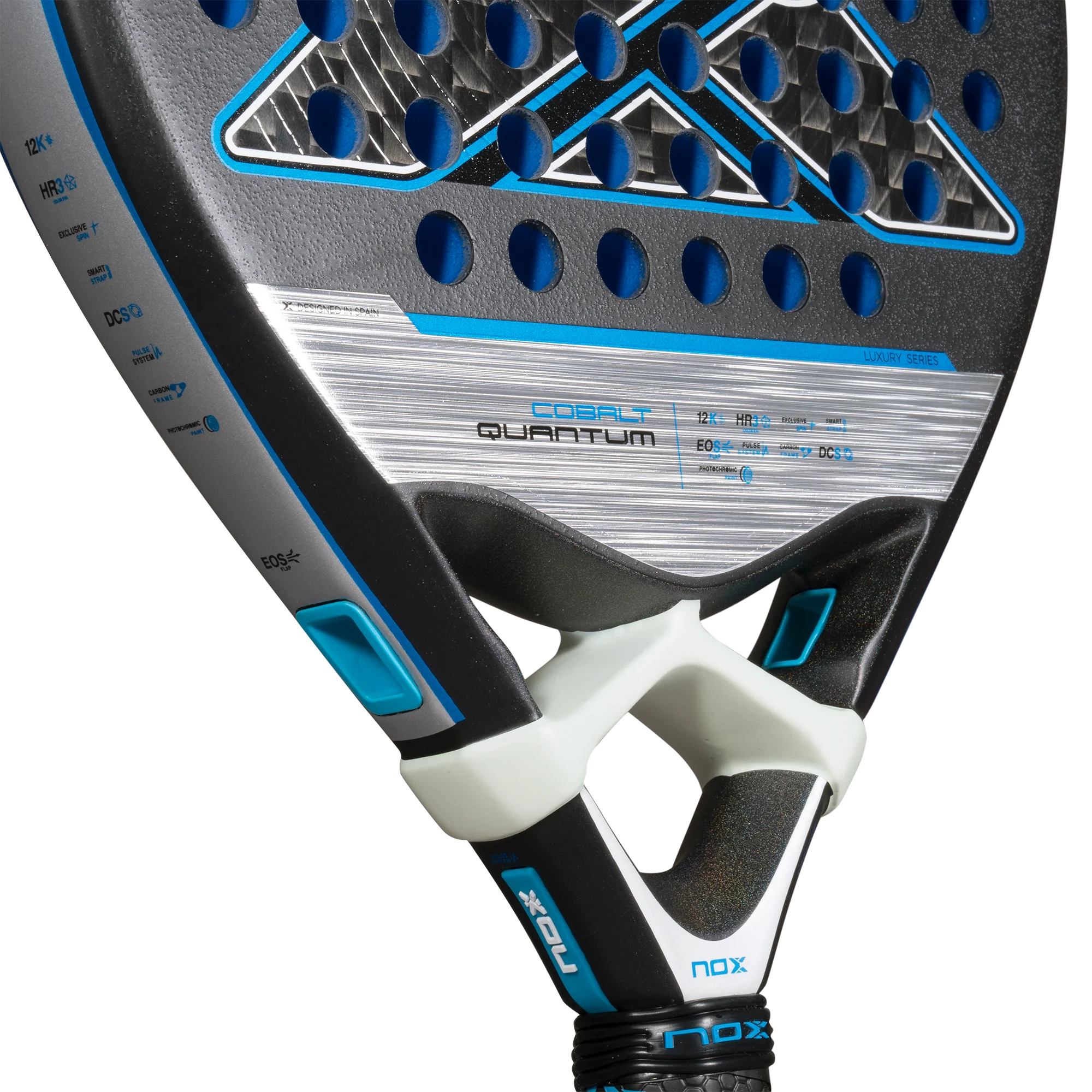 Nox Quantum 12k Cobalt Padel Racket 2025 - Image 6