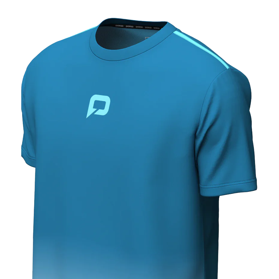 Pallap Men's Tech T-Shirt Petrol Blue - Image 4