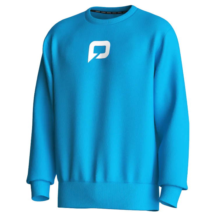 Pallap Vintage Crewneck Jumper Cyan Blue - Image 5
