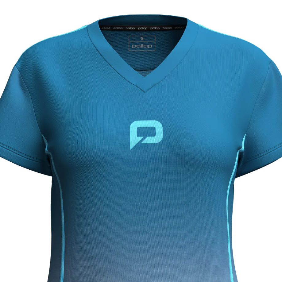 Pallap Women's Technical T-Shirt Petrol Blue - Image 5