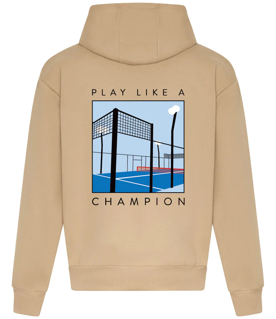 PDH Padel Club Court Beige Hoodie - Image 2