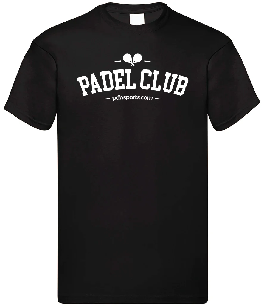PDH Padel is not Tennis T-Shirt V2 Black - Image 2