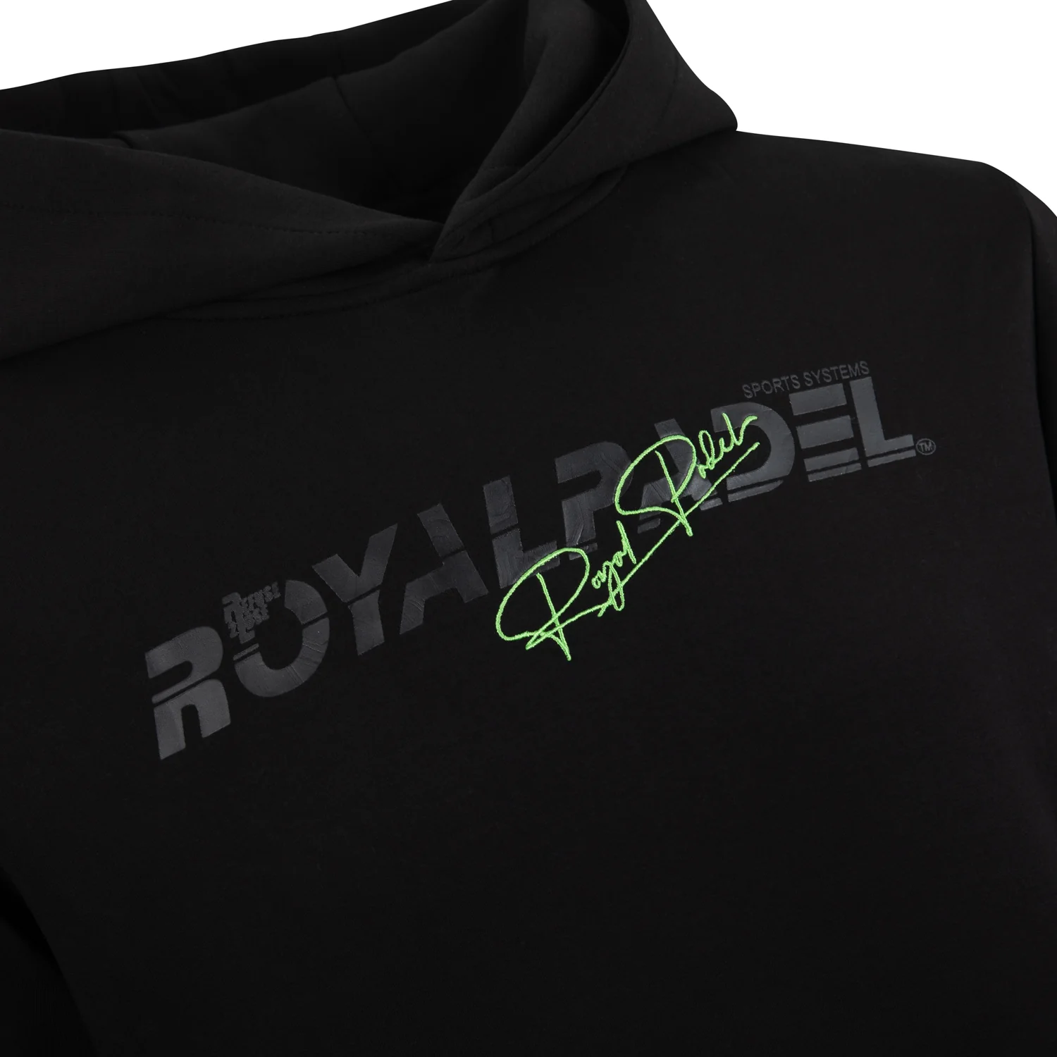 Royal Padel Men's Pro Signature Hoodie Black - Image 3