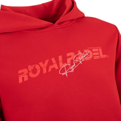 Royal Padel Men's Pro Signature Hoodie Red - Image 3