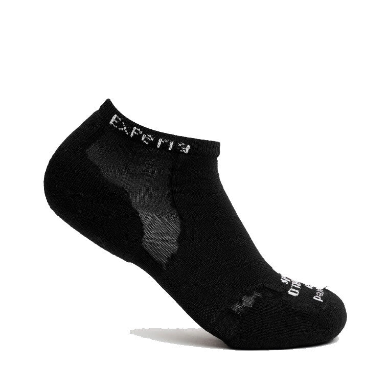 Thorlo Experia TECHFIT Light Cushion Low-Cut Socks Black On Black - Image 3