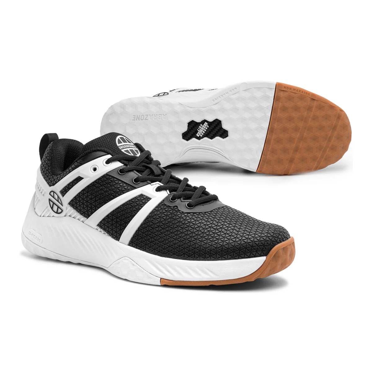 UNSQUASHABLE TOUR-TEC PRO Black/White Squash Shoe - Image 3