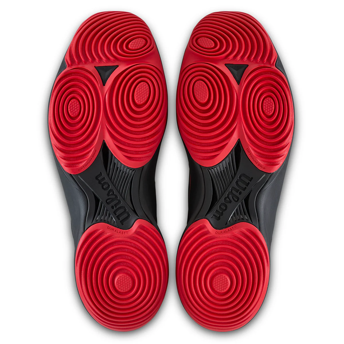 Wilson Men's Hurakn Lite Padel Shoes Black Red - Image 2