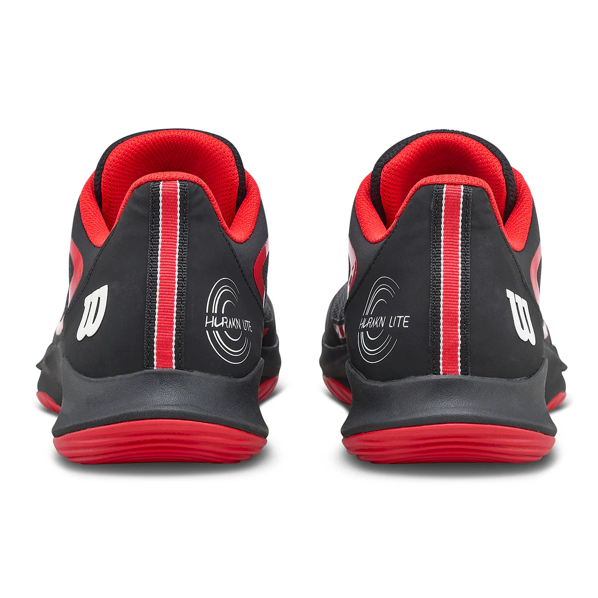 Wilson Men's Hurakn Lite Padel Shoes Black Red - Image 5