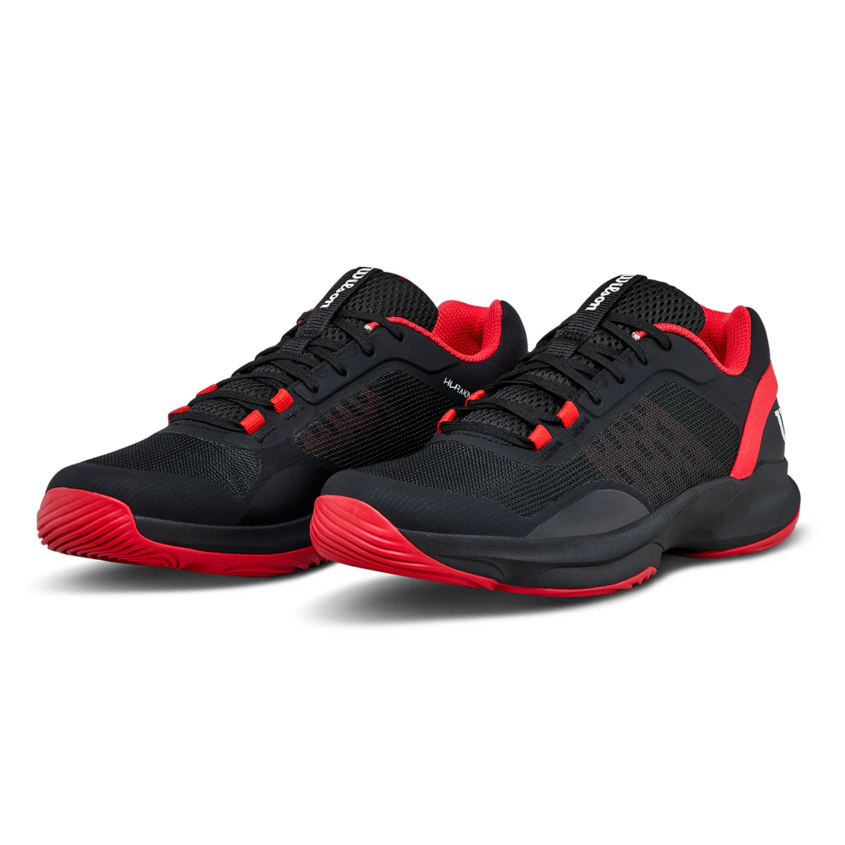 Wilson Men's Hurakn Pro V2 Padel Shoes Black/Red - Image 6