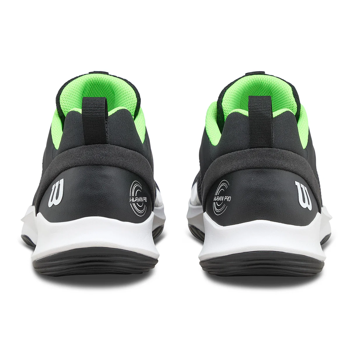 Wilson Men's Hurakn Pro V2 Padel Shoes Black/White/Green - Image 5