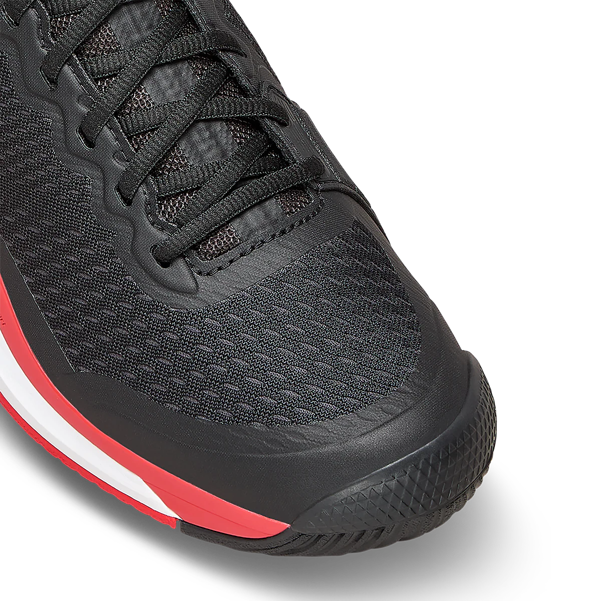 Wilson Men's Rush Pro 4.5 Tennis Shoes Black Infrared - Image 6