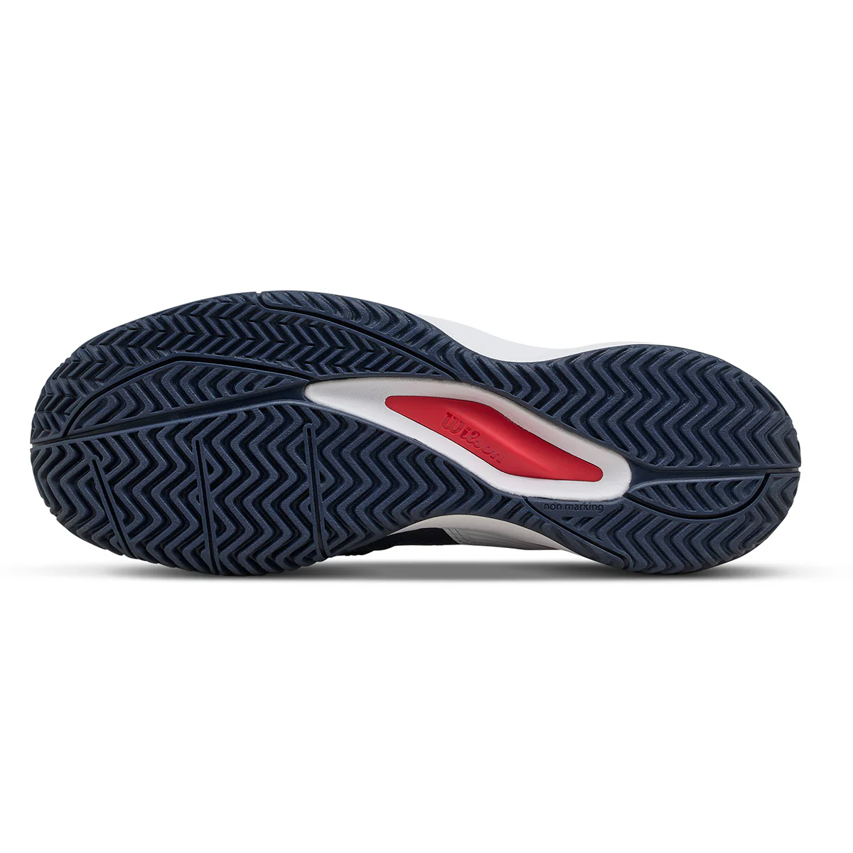 Wilson Men's Rush Pro Ace Tennis Shoe Navy Blaze White - Image 2