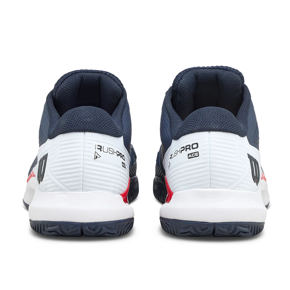 Wilson Men's Rush Pro Ace Tennis Shoe Navy Blaze White - Image 4