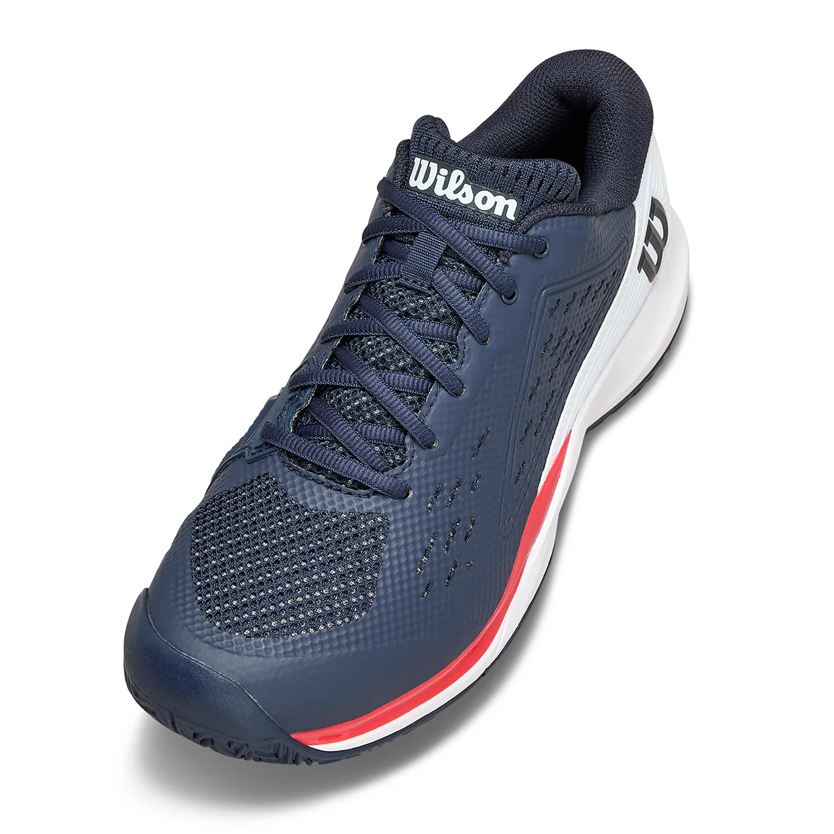 Wilson Men's Rush Pro Ace Tennis Shoe Navy Blaze White - Image 5