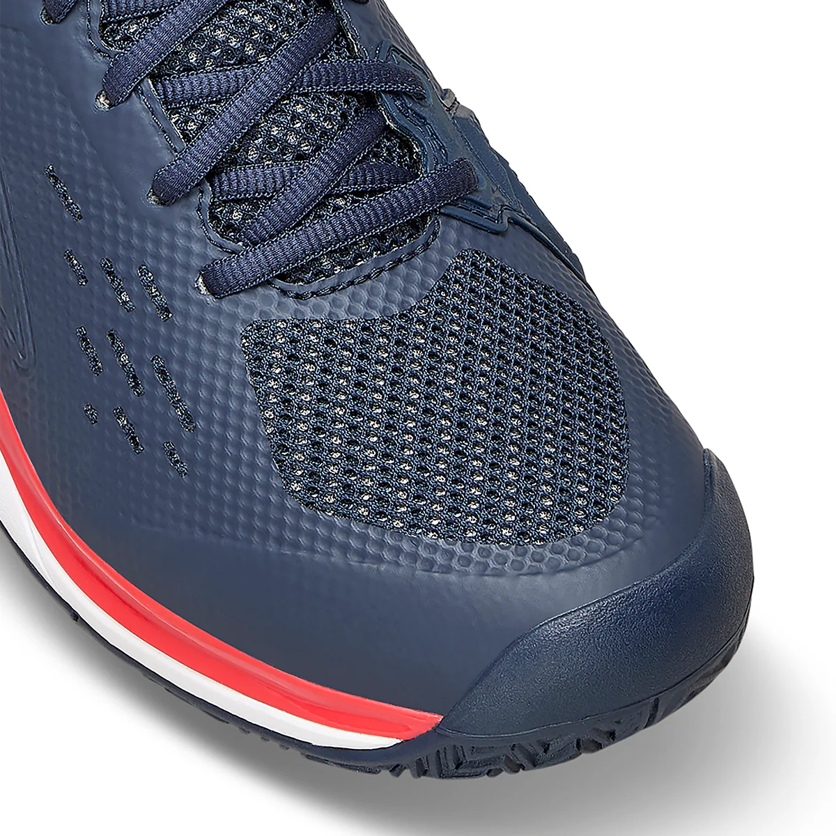 Wilson Men's Rush Pro Ace Tennis Shoe Navy Blaze White - Image 7