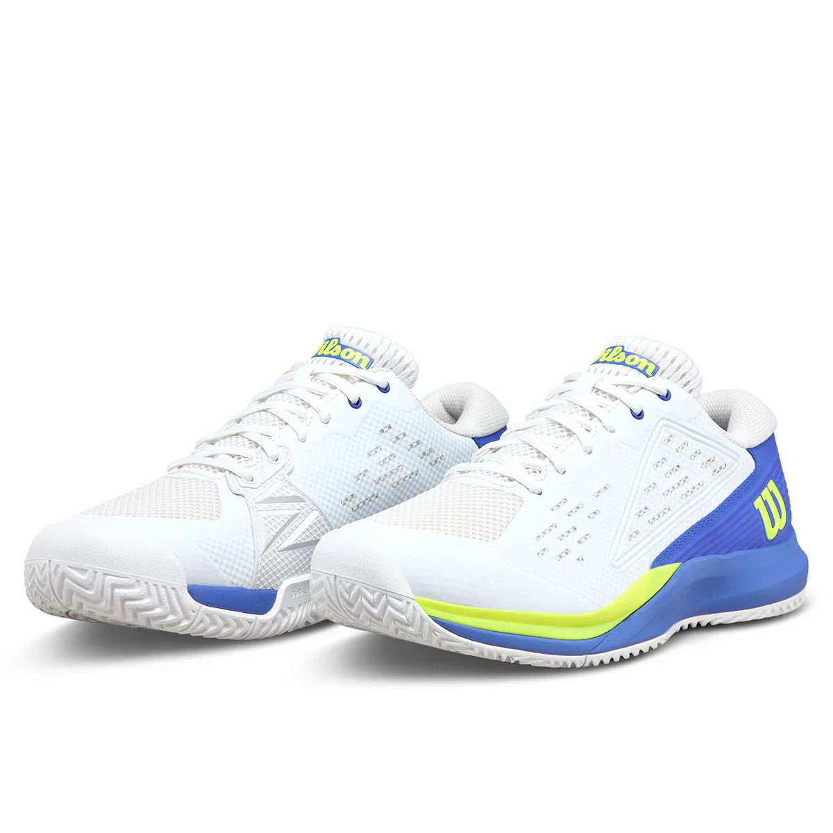 Wilson Men's Rush Pro Ace Tennis Shoe White Amparo Blue - Image 6