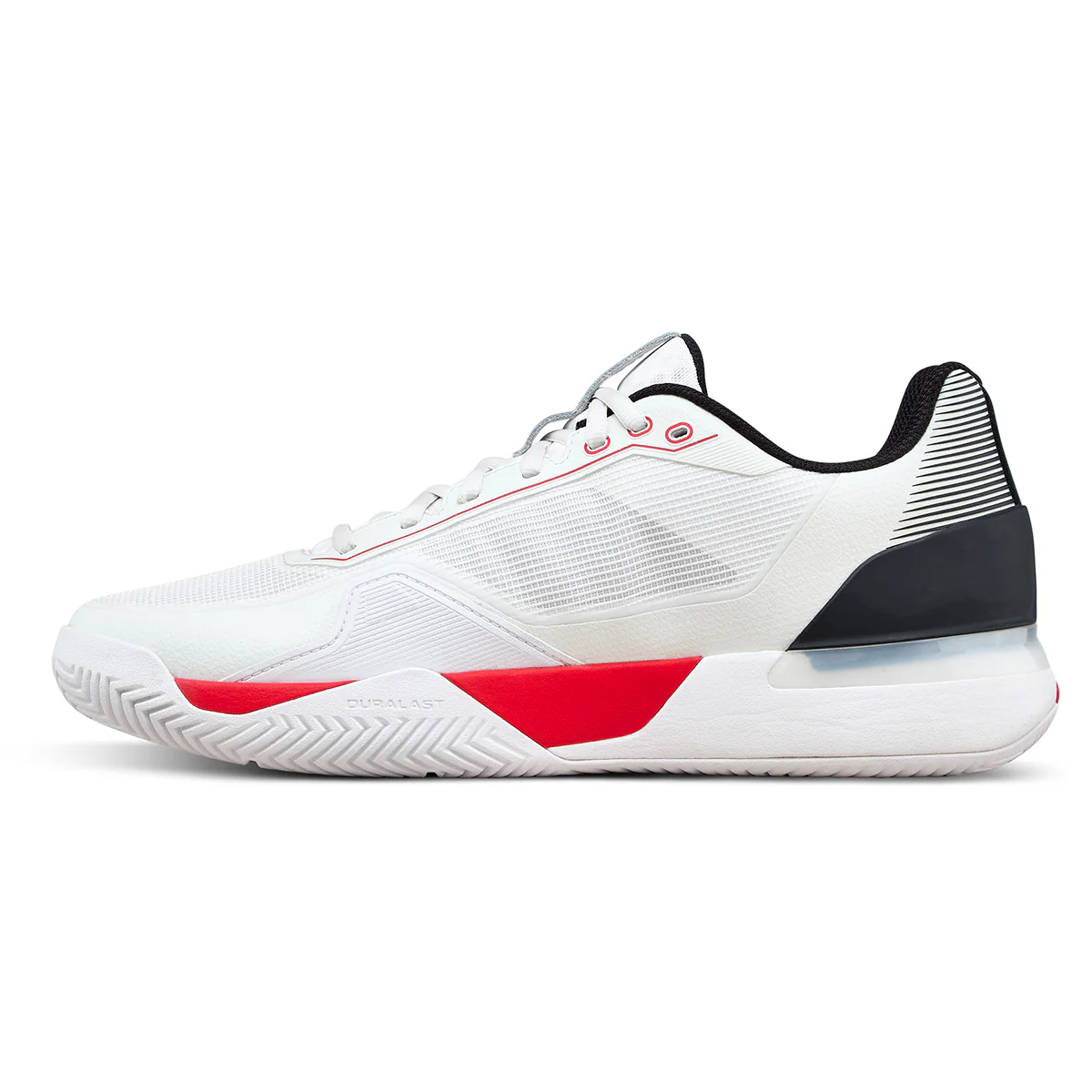Wilson Men's Rush Tour 5 Tennis Shoes White/Black/Infrared - Image 3