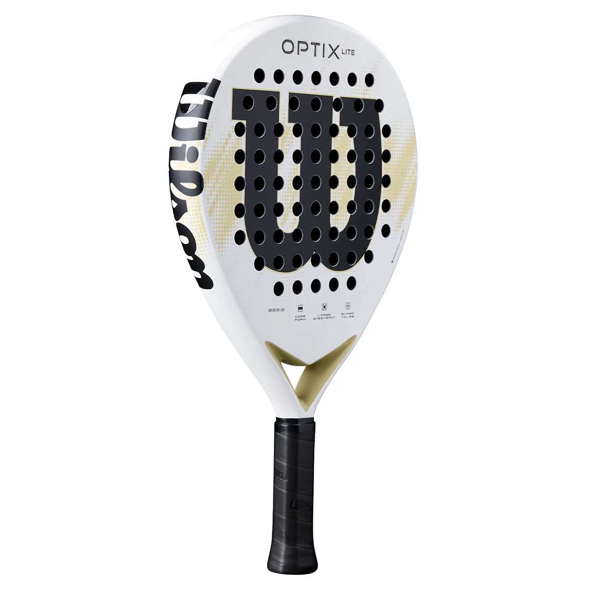 Wilson Optix V2 Lite Padel Racket White - Image 2