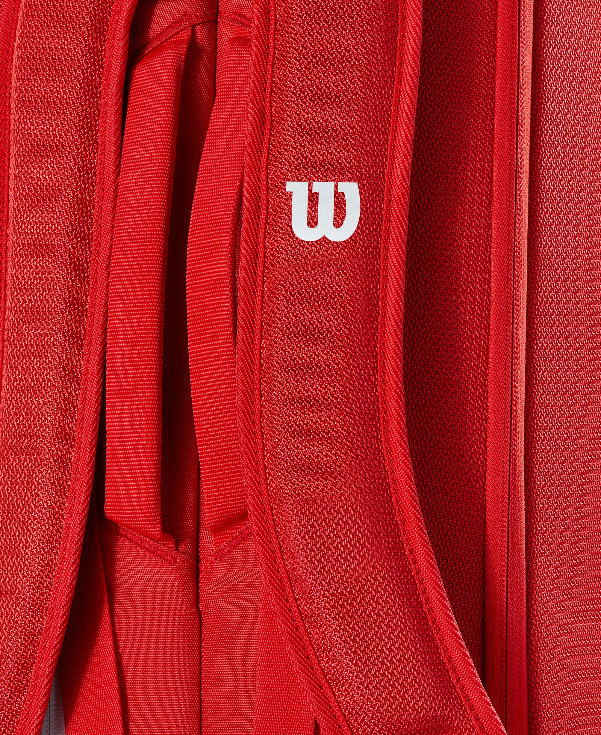 Wilson Super Tour 6 Racket Bag 2025 Red - Image 7