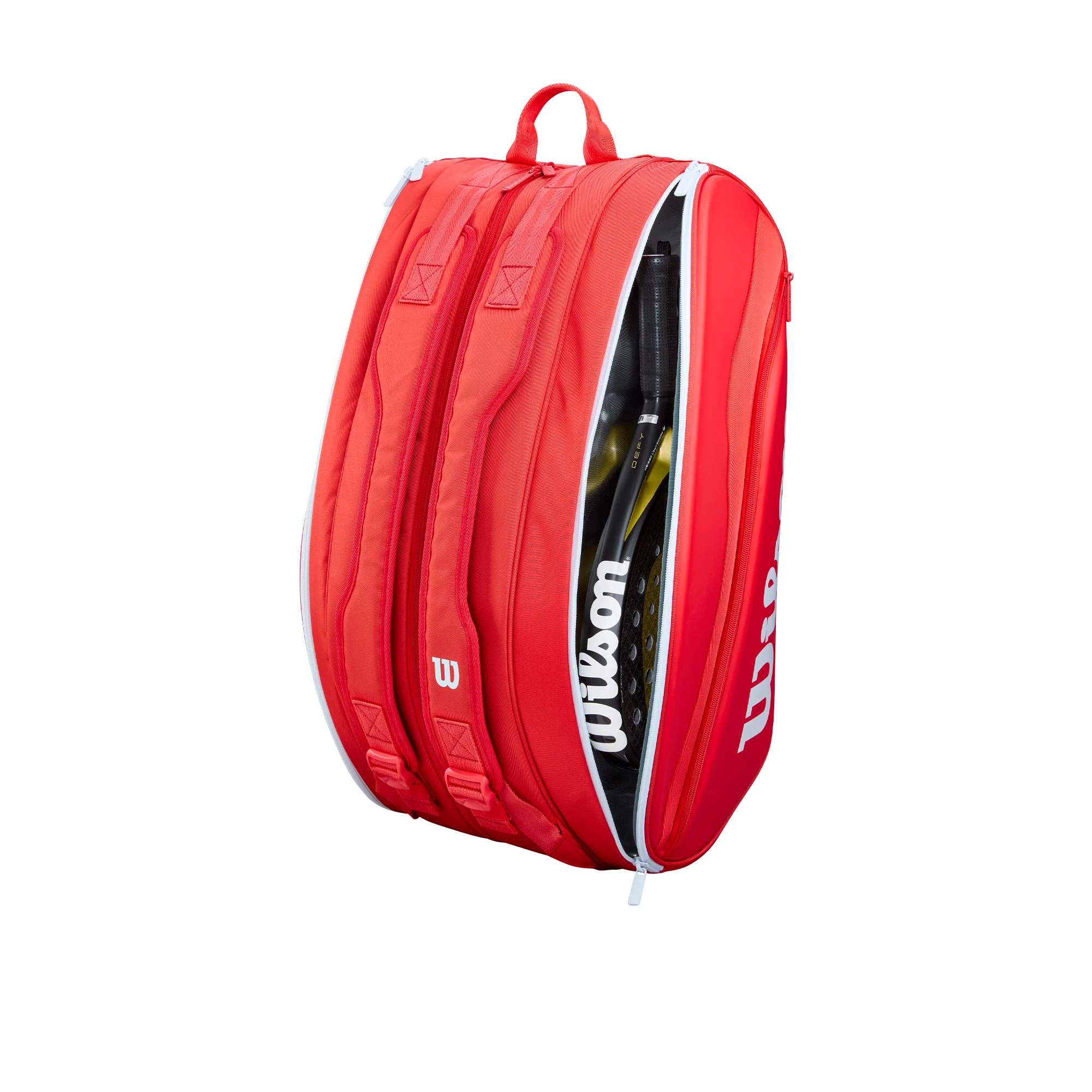 Wilson Super Tour Padel Racket Bag 2026 Red - Image 4