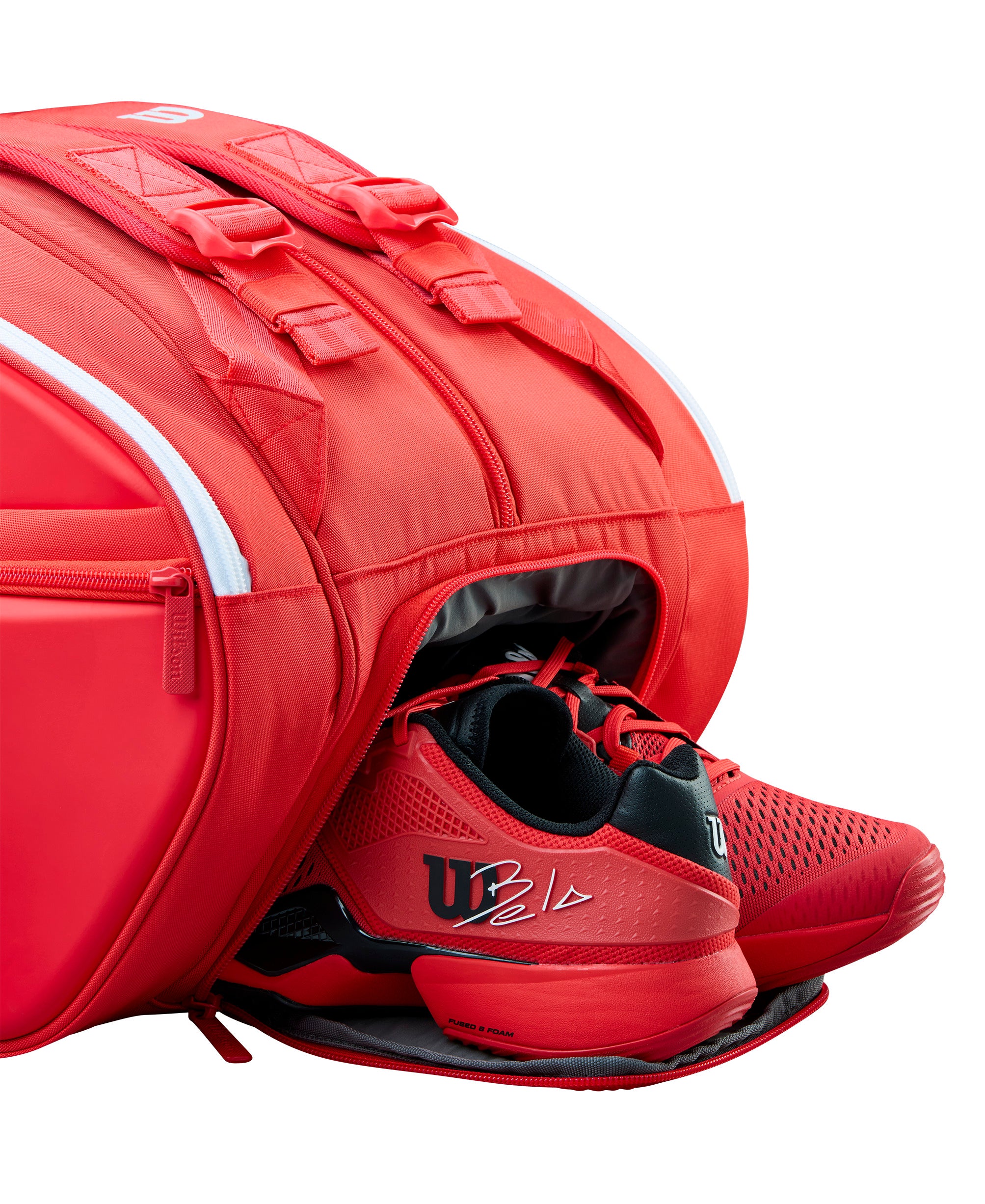 Wilson Super Tour Padel Racket Bag 2026 Red - Image 7