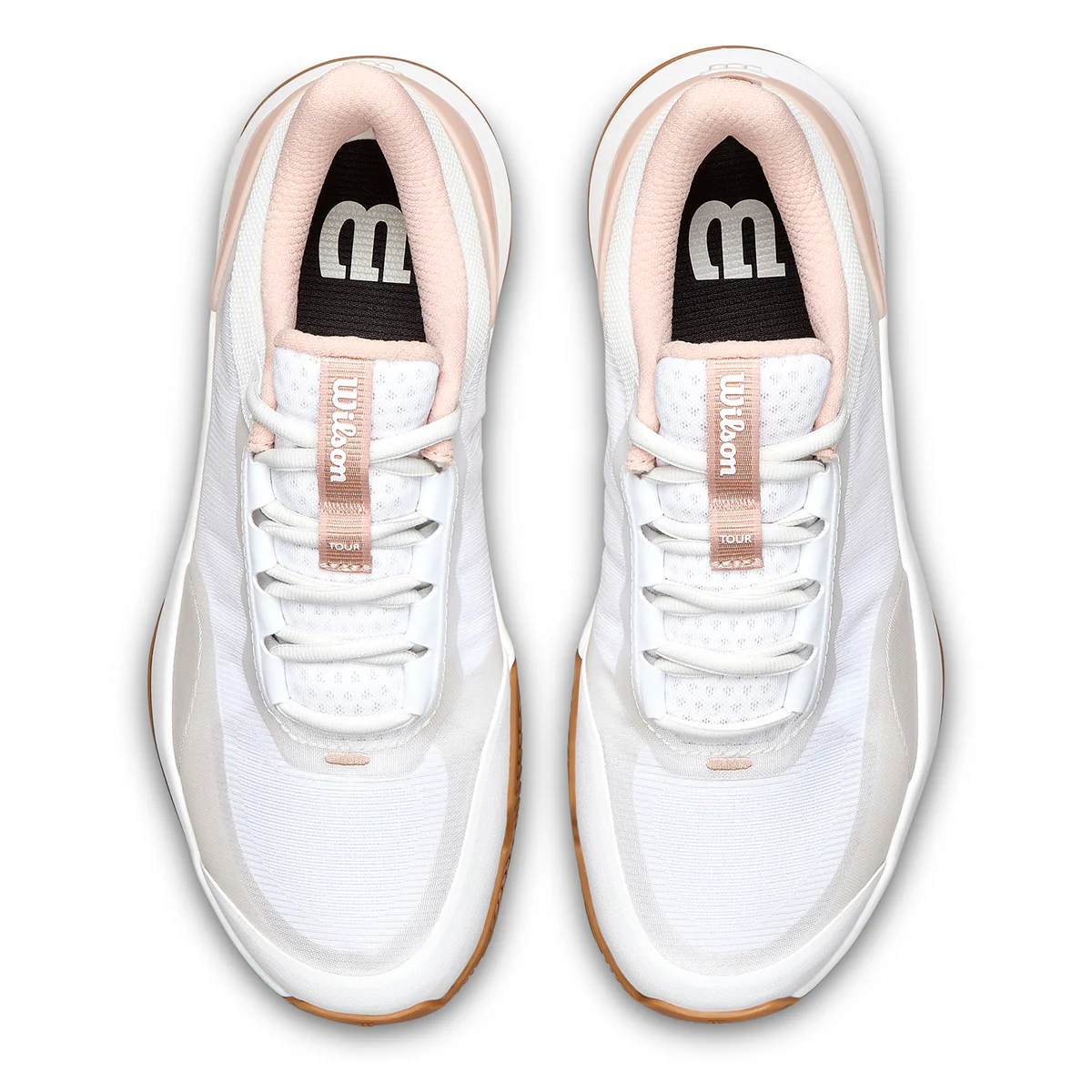 Wilson Women's Intrigue Tour Tennis Shoes White/Cameo Rose - Image 6